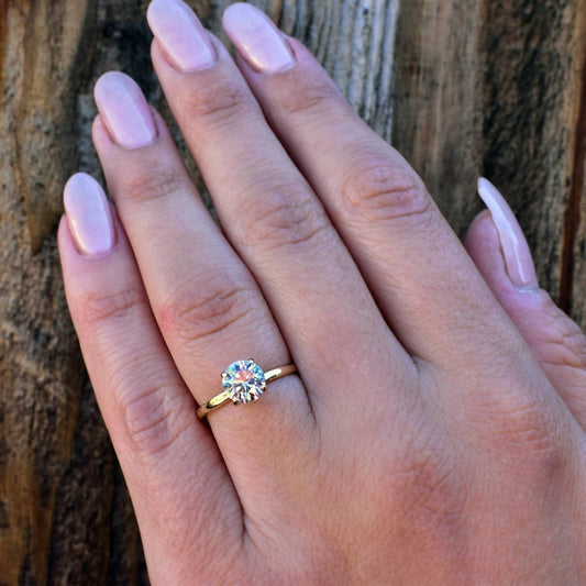 2 Carat Round Cut Diamond Engagement Ring for Women, Wedding Ring, Christmas Gifts, Anniversary Gifts