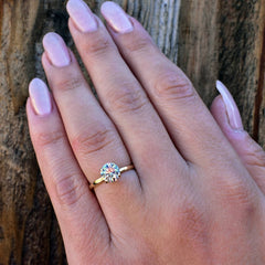 2 Carat Round Cut Diamond Engagement Ring for Women, Wedding Ring, Christmas Gifts, Anniversary Gifts
