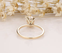 2 Carat Oval Cut Diamond Engagement Ring for Women, Wedding Ring, Christmas Gifts
