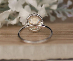 2.5 Carat Oval Cut Diamond Engagement Ring For Women, Bridal Set Wedding Ring, Anniversary Gifts
