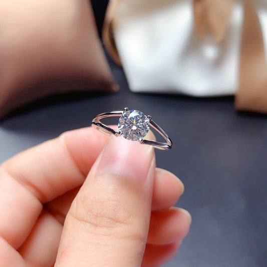 2 Carat Round Cut Diamond Engagement Ring for Women, Wedding Ring, Christmas Gifts