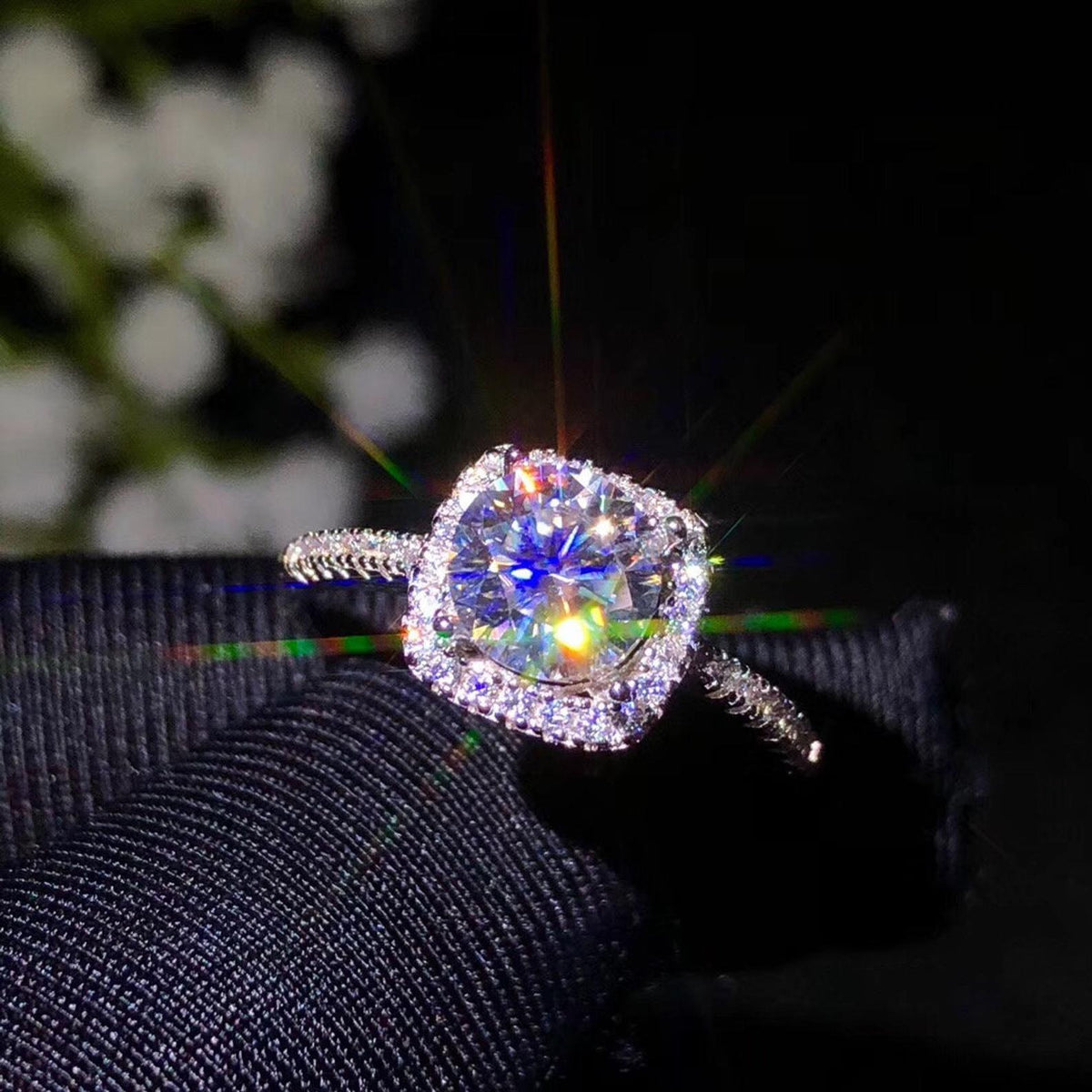 2 Carat Round Cut Diamond Engagement Ring for Women, Wedding Ring, Christmas Gifts, Handmade Ring