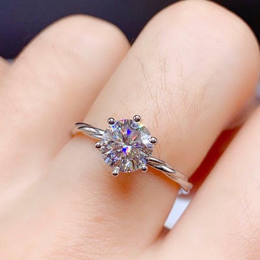 2.5 Carat Round Cut Diamond Engagement Ring for Women, Wedding Ring, Christmas Gifts