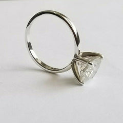 3 Carat Cushion Cut Diamond Engagement Ring for Women, Wedding Ring, Christmas Gifts