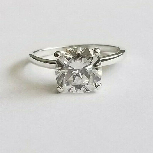 3 Carat Cushion Cut Diamond Engagement Ring for Women, Wedding Ring, Christmas Gifts