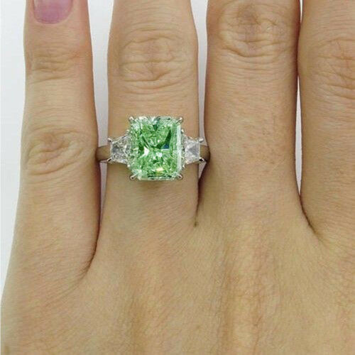3 Carat Radiant Cut Diamond Engagement Ring for Women, Wedding Ring, Christmas Gifts