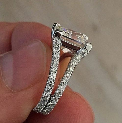 2.5 Carat Radiant Cut Diamond Engagement Ring for Women, Wedding Ring, Christmas Gifts