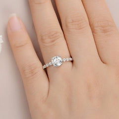 2 Carat Round Cut Diamond Engagement Ring for Women, Wedding Ring, Christmas Gifts