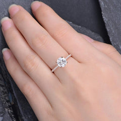 2.5 Carat Round Cut Diamond Engagement Ring for Women, Wedding Ring, Anniversary Gifts For Her