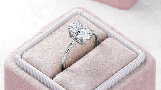 2.5 Carat Oval Cut Diamond Engagement Ring for Women, Wedding Ring, Christmas Gifts