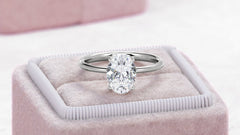 2.5 Carat Oval Cut Diamond Engagement Ring for Women, Wedding Ring, Christmas Gifts
