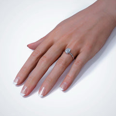 2.5 Carat Oval Cut Diamond Engagement Ring for Women, Wedding Ring, Christmas Gifts