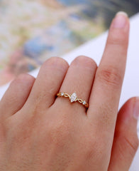 1 Carat Marquise Cut Diamond Engagement Ring for Women, Wedding Ring, Christmas Gifts