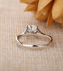 2.5 Carat Round Cut Diamond Engagement Ring for Women, Wedding Ring