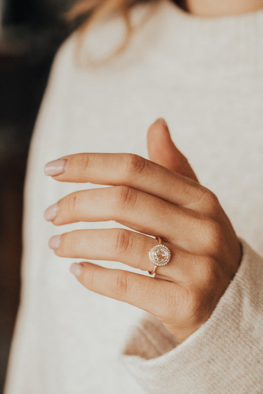 2 Carat Rose Round Cut Diamond Engagement Ring For Women, Wedding Ring, Christmas Gifts