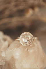 2 Carat Rose Round Cut Diamond Engagement Ring For Women, Wedding Ring, Christmas Gifts