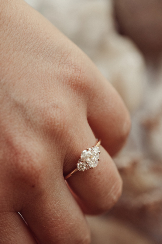 2.5 Carat Oval Cut Diamond Engagement Ring for Women, Wedding Ring, Christmas Gifts