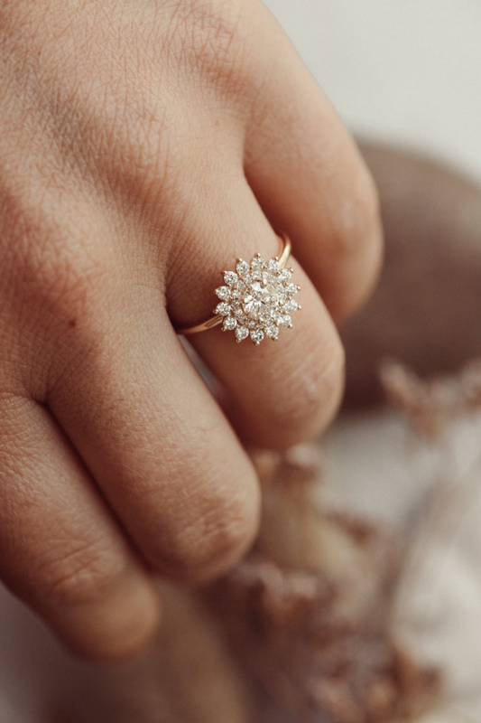 1 Carat Round Cut Diamond Engagement  Ring for Women, Wedding Ring, Anniversary Gifts For Her