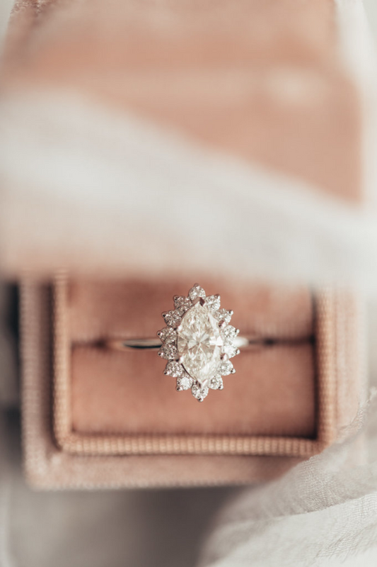 1.5 Carat Marquise Cut Diamond Engagement Ring for Women, Wedding Ring, Anniversary Gifts For Her
