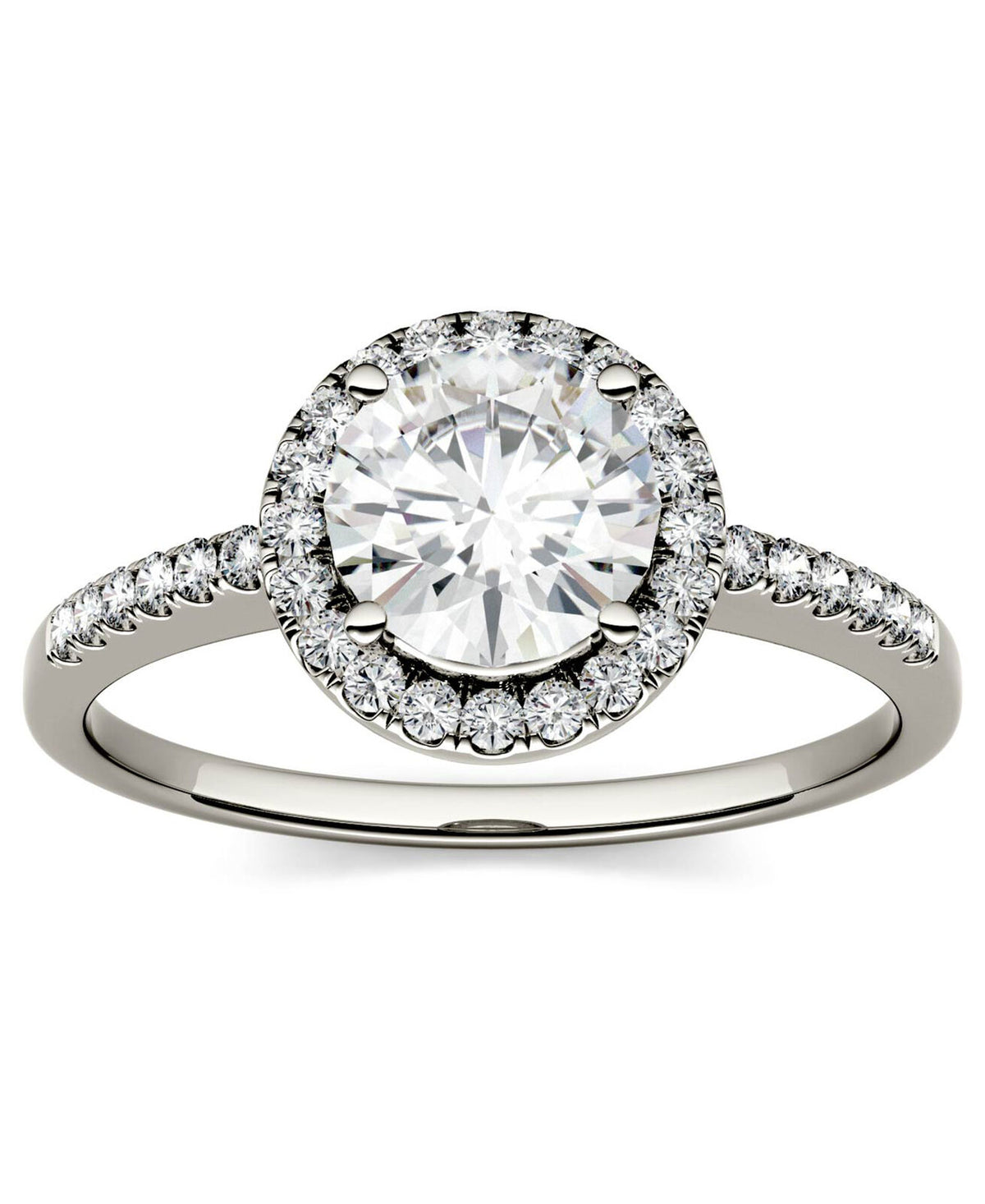1.5 Carat Round Cut Diamond Engagement Ring For Women, Wedding Ring, Halo Engagement Ring