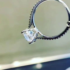 2 Carat Round Cut Diamond Engagement Ring for Women, Wedding Ring, Christmas Gifts