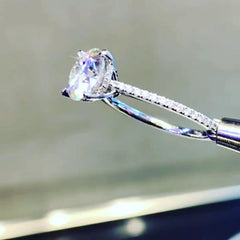 2 Carat Round Cut Diamond Engagement Ring for Women, Wedding Ring, Christmas Gifts
