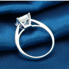 3 Carat Princess Cut Diamond Engagement Ring for Women, Wedding Ring, Christmas Gifts