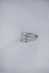 3 Carat Radiant Cut Diamond Engagement Ring for Women, Wedding Ring, Anniversary Gifts For Her