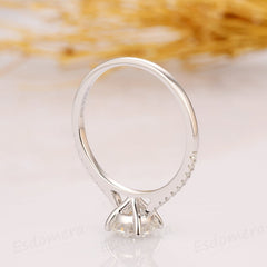 1.5 Carat Round Cut Diamond Engagement Ring for Women, Wedding Ring