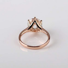 2.5 Carat Round Cut Diamond Engagement Ring for Women, Wedding Ring, Christmas Gifts