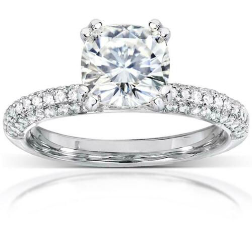 2.5 Carat Cushion Cut Diamond Engagement Ring for Women, Wedding Ring
