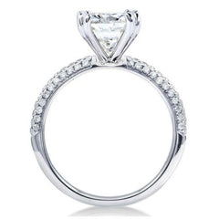 2.5 Carat Cushion Cut Diamond Engagement Ring for Women, Wedding Ring