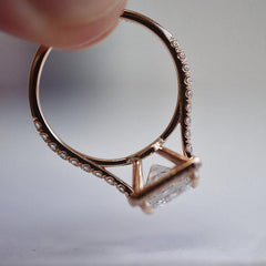 3 Carat Princess Cut Diamond Engagement Ring for Women, Wedding Ring, Anniversary Gifts