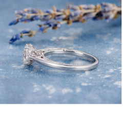 2 Carat Oval Cut Diamond Engagement Ring for Women, Wedding Ring, Anniversary Gifts