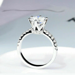 2 Carat Round Cut Diamond Engagement Ring for Women, Wedding Ring, Anniversary Gifts For Her