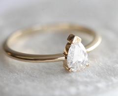 2 Carat Pear Cut Diamond Engagement Ring for Women, Wedding Ring, Anniversary Gifts