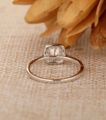 2.5 Carat Cushion Cut Diamond Engagement Ring for Women, Wedding Ring