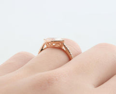 2.5 Carat Marquise Cut Diamond Engagement Ring for Women, Wedding Ring