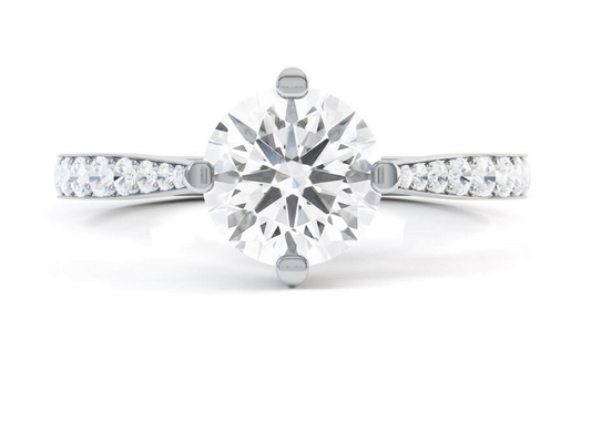 3 Carat Round Cut Diamond Engagement Ring for Women, Wedding Ring