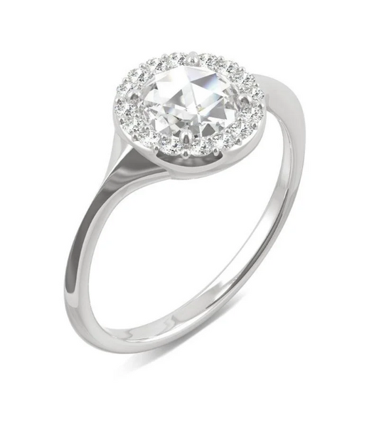 2 Carat Rose Round Cut Diamond Engagement Ring for Women, Wedding Ring