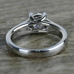 1.5 Carat Round Cut CVD Lab Grown Diamond Engagement Ring For Women, Wedding Ring