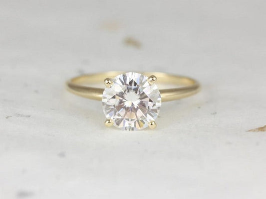 3 Carat Round Cut Diamond Engagement Ring for Women, Wedding Ring