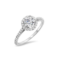 1.5 Carat Round Cut Diamond Engagement Ring for Women, Bridal Set Wedding Ring, Christmas Gifts
