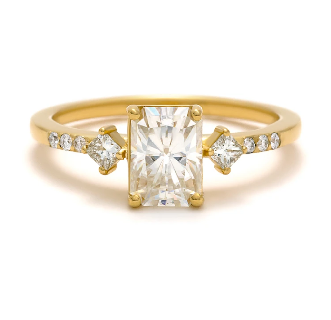 3 Carat Radiant Cut Diamond Engagement Ring for Women, Wedding Ring