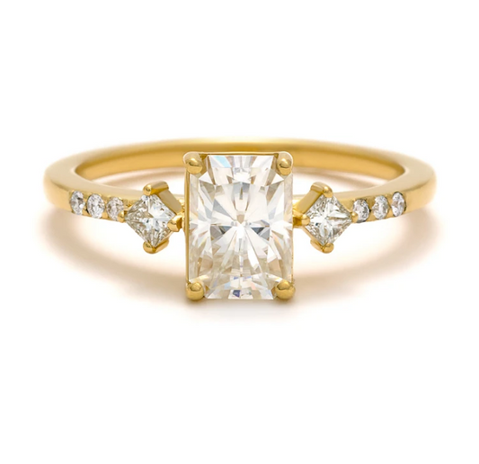 3 Carat Radiant Cut Diamond Engagement Ring for Women, Wedding Ring