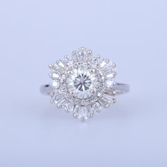 1.5 Carat Round Cut Diamond Engagement Ring for Women, Wedding Ring