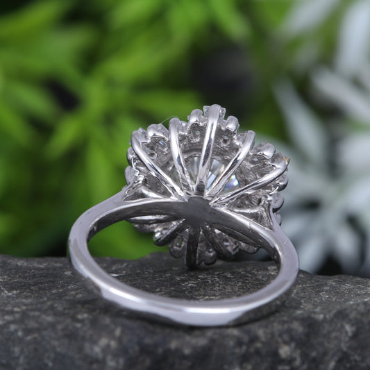 1.5 Carat Round Cut Diamond Engagement Ring for Women, Wedding Ring