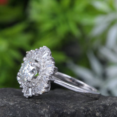 1.5 Carat Round Cut Diamond Engagement Ring for Women, Wedding Ring