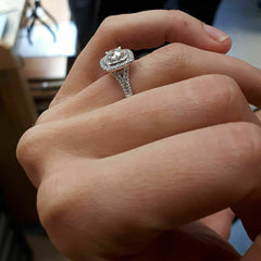 1 Carat Round Cut Diamond Engagement Ring for Women, Wedding Ring