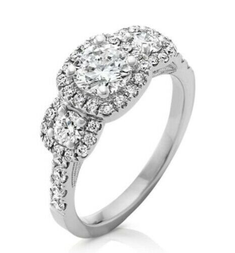 2 Carat Round Cut Diamond Engagement Ring for Women, Wedding Ring